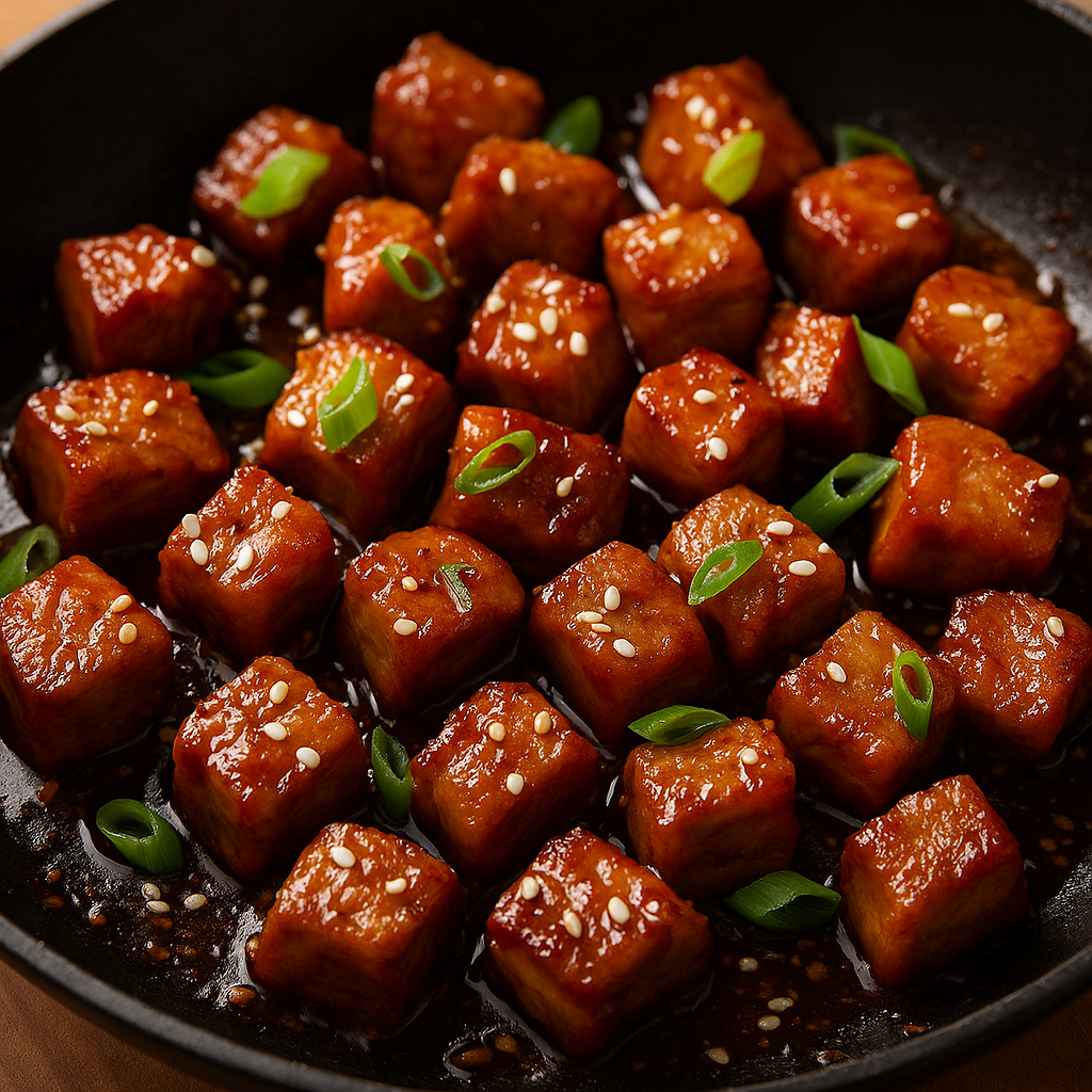 Recipe Of The Week - Spicy Garlic Glazed Pork Bites