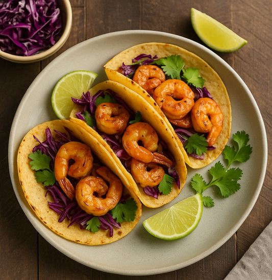 Recipe Of The Week - Spicy Ginger Shrimp Tacos